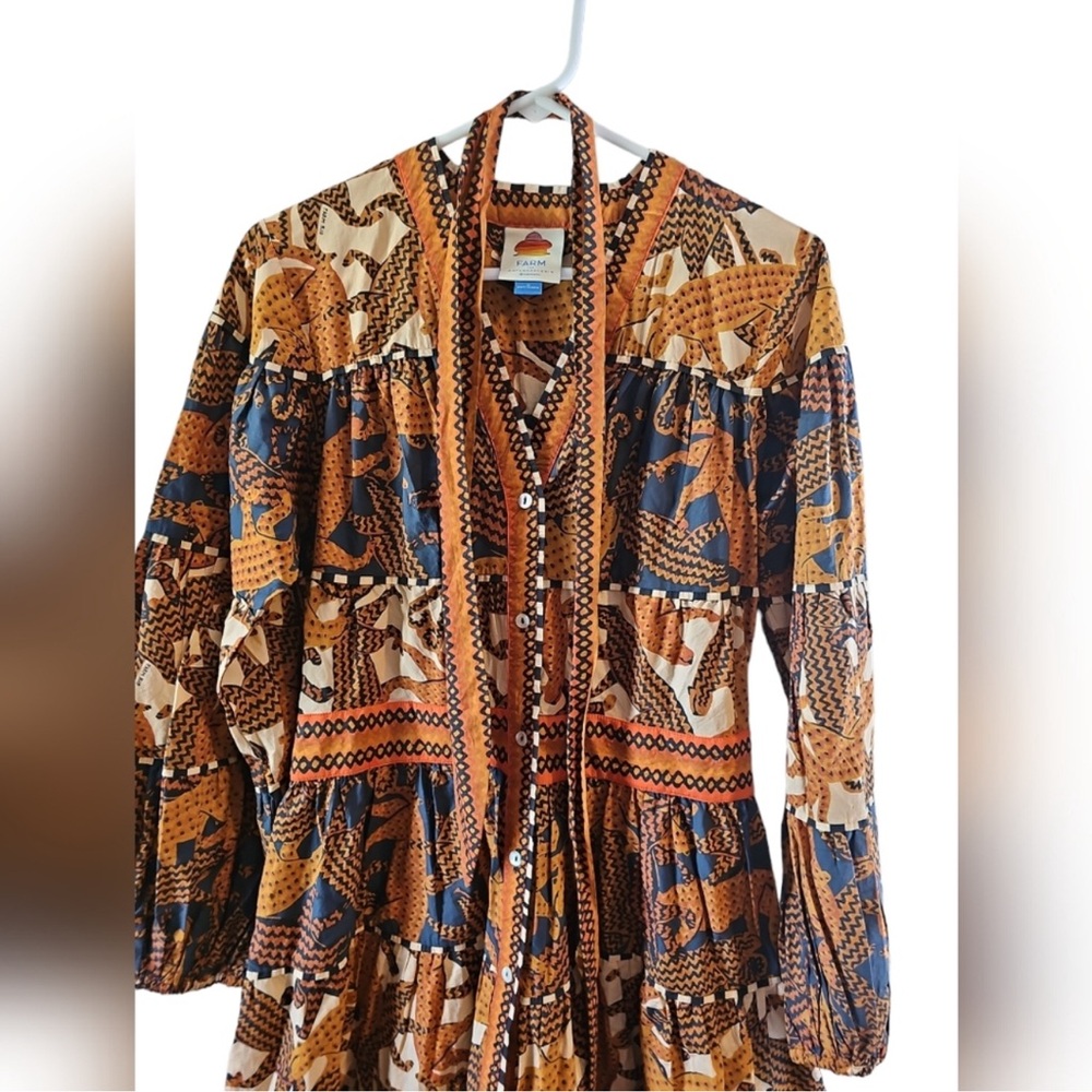 Farm Rio Leopard Print Dress - Picture 4 of 4